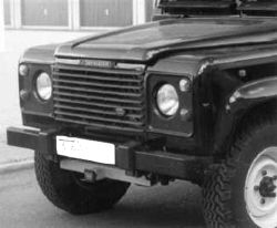 Frontaufnahme LR Defender inkl. ...