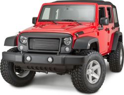 Kühlergrill Kühlerschutz Frontmaske Kühlergrillblende "Spartan" Jeep Wrangler JK 07- Rugged Ridge 12034.01