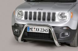 Frontschutzbügel EU-Personenschutzbügel poliert 76mm Durchmesser Jeep Renegade MJ 2015-