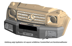 Seilwinden-Stoßstange Mercedes G...