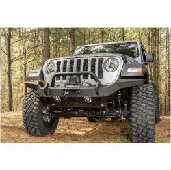 Frontstoßstange Stoßstange HD Breit Jeep Wrangler JK 07-18 JL 18- Gladiator JT 20- Rugged Ridge 11540.31 HD Bumper, Full Width,