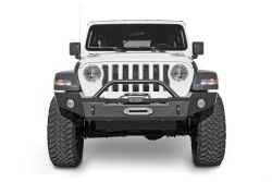 Frontstoßstange breit mit Rammschutz Jeep Wrangler JL 18- LoD Signature Series Full-Width Front Bumper with Bull Bar and D-Ring