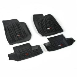 Fußmatten Fußschalen Set 4-teilig schwarz Jeep Wrangler JK 07-18 2-Türer Rugged Ridge 12987.03