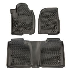 Fußmatten Fußschalen Set schwarz Chevy Silverado Crew 19- Rugged Ridge 82989.05 Floor Liner, F/R; Blk; 2019- Chevy Silverado Cre