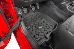 Fußmatten schwarz Jeep Wrangler JL 18- 2-Türer Quadratec 14254.0401 Ultimate All Weather Floor Liners for 18- Jeep Wrangler JL 2