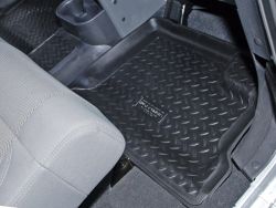 Fußmatten Jeep Wrangler JK schwarz 4Türer 07-10 hinten Husky