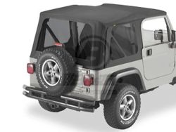 Getönte Scheiben für Supertop Set OEM Bestop Black Diamond Jeep Wrangler TJ 03-06 58128-35 Tinted Windows