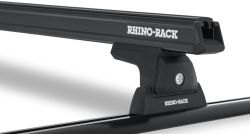 HD Querträger 1375mm, Ford Ranger DOKA incl. Schienen und Fußkit Rhino Rack 50-10JA6235