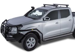 HD Querträger Rhino Rack 1250 mm Nissan D23 Doka incl. Schienen u. RLT600   50-10JA8356