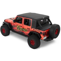 Halftop Conversion Kit Black Diamond Jeep Wrangler JL 18- Unlimited Bestop 80100-35