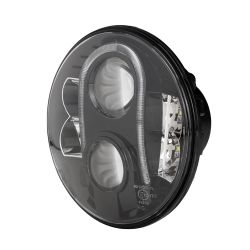 Hauptscheinwerfer LED 7" black E-Prüfzeichen Jeep Wrangler JK 07- LTPZ-HL7-2 Generation 2