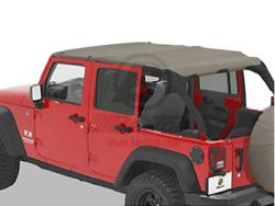 Bikinitop Header Safari Version Khaki Diamond Jeep Wrangler JK 07-09 4-Türer