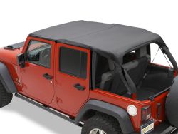 Bikinitop Header Safari Version Khaki Diamond Jeep Wrangler JK 07-10 4-Türer Bestop 52585-35