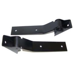 Heckklappenscharnier schwarz Jeep Wrangler YJ 87-95 Rugged Ridge 11218.01 Tailgate Hinge Set