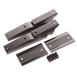 Heckklappenscharnierset schwarz Jeep Wrangler TJ 97-06 Rugged Ridge 11218.10 Tailgate Hinge Set, Black, 97-06 Wrangler TJ