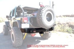 Heckstoßstange ARB Jeep Wrangler JK schwarz, strukturierte Oberfläche 2-5650360