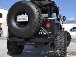 Heckstoßstange Rock Brawler 2 mit Ersatzradhalterung Jeep Wrangler TJ 97-06 Poison Spyder PS1461020-D Rear Bumper Rock Brawler 2