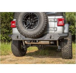 Heckstoßstange Spartan volle Breite Jeep Wrangler JL 18- Rugged Ridge 11548.51 Spartan Rear Bumper, Full Width; 18-19 Jeep Wrang