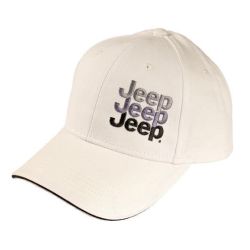 Jeep Cap Kappe Basecap weiss - g...
