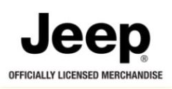 Jeep Merchandise black Jeep Grille Leather Keychains