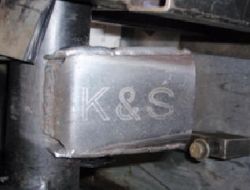 K+S Mini Skidplatte Jeep Wrangler YJ / TJ  1988 - 2006 Vorderachse Längslenkerschutz