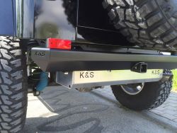 Heckstoßstange K+S Rockcrawler 4 Kant für Jeep® Wrangler TJ / YJ 1988 - 2006