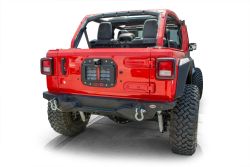 Kennzeichenhalter Halterung ohne Ersatzrad mit Kameragehäuse Jeep Wrangler JL 18- DV8 Offroad TSJL-02 Spare Tire Delete Kit for