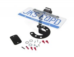 Kennzeichenhalter für Reserverad mit Beleuchtung Jeep Wrangler JK, TJ, YJ  License Plate Relocation Kit w/Light JKS 8211