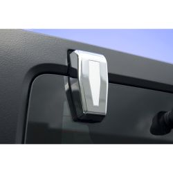 Kofferraumscharnier Cover Chrome Jeep Wrangler JK 07-18 Rugged Ridge 13311.25 Liftgate Hinge Covers, Chrome, 07-18 Jeep Wrangler