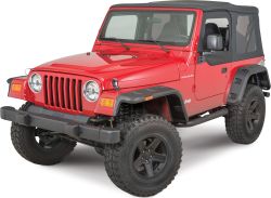 Kotflügelverbreiterung 8,5" 16cm Set 4-teilig Jeep Wrangler TJ 97-06 o.Tüv Rugged Ridge 11640.30 Hurricane Fender Flares