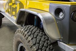 Kotflügelverbreiterungen hinten Alu 6" breit Tube Fender Jeep Wrangler JK 07-15 Genright GR-TFR-8021