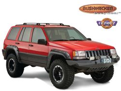 Kotflügelverbreiterungs Set 4-teilig 2" 5cm Bushwacker Cut Out Flare Jeep Grand Cherokee ZJ/ZG 92-98 4-Türer