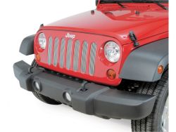 JP 190008-C Drake DV 8 Kühlerschutz DV8 Offroad | D-JP-190010-BK | Kit de acento de parrilla para Wrangler JK | Construcción de aluminio Billet |