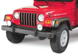 Kühlergrill Kühlerschutz schwarz Kunststoff hinter dem Grill Jeep Wrangler TJ 97-06 Rugged Ridge 11306.03