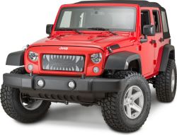 Kühlergrill Kühlerschutz Kühlergrillblende Spartan "Land Shark" Jeep Wrangler JK 07- Rugged Ridge 12034.24