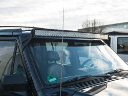 LED Bar Halter Scheinwerferhalter schwarz Jeep Cherokee XJ 84-01