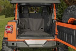 Laderaumschutzmatte / Laderaumwanne / Kofferraummatte schwarz Jeep Wrangler JL 18- 2-Türer Rugged Ridge 13260.14 C3 Cargo Cover