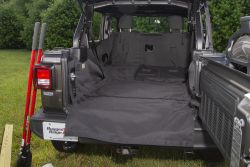 Laderaumschutzmatte / Laderaumwanne / Kofferraummatte schwarz Jeep Wrangler JL 18- 4-Türer Rugged Ridge 13260.13 C3 Cargo Cover