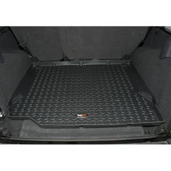 Laderaumwanne / Kofferraummatte schwarz Jeep Wrangler JK 07-10 2+4 Türer Rugged Ridge 12975.01