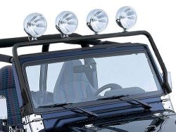 Lampenbügel Scheibenrahmen schwarz Stahl Jeep Wrangler 86 -95 Jeep CJ 76-86 Full Frame Light Bar