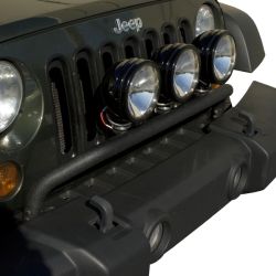 Lampenbügel auf der Stoßstange schwarz Jeep Wrangler JK 07- Rugged Ridge 11232.20 Light bar