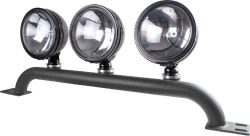 Lampenbügel auf der Stoßstange schwarz Stahl Jeep Wrangler TJ 97-06 Rugged Ridge 11232.02 Bumper Mounted Light Bar