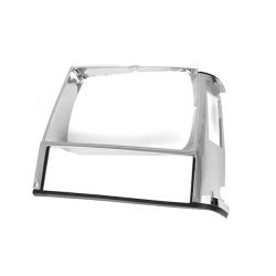 Lampenringe Hauptscheinwerfer chrom vorne links Jeep Cherokee XJ 84-90 Rugged Ridge 12419.11 LH Chrome Headlight Bezel