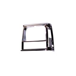 Lampenringe Hauptscheinwerfer chrom vorne links Jeep Cherokee XJ 84-01 Rugged Ridge 12419.13 LH Chrome Headlight Bezel