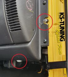 Licht aus für Beleuchtung innen beim Jeep Wrangler TJ 1996 - 06 beim Aushängen der Jeeptüre bleibt das Licht innen aus