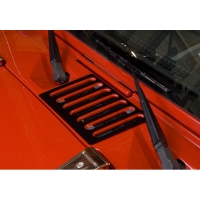 Lüftungsgitter Lufteinlasgitter schwarz Jeep Wrangler JK 07-18 Rugged Ridge 11206.05