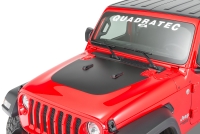 Motorhauben Aufkleber Jeep Wrangler JL 18- Quadratec 13135 1500 Premium Vinyl Hood Blackout Decal for 18- Jeep Wrangler JL