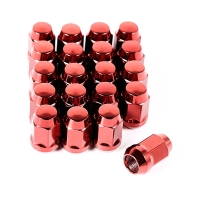 Radmutter 1/2" Set 20 Stück Stahl rot Jeep universal Rugged Ridge 16715.24 Wheel Lug Nut, Set of 20, red, 1/2-20