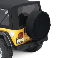 Reserveradhülle Radhülle Tire Cover Bestop 285/75 (33"x11") Black Twill Jeep Wrangler TJ + JK - Univeral Bestop 61033-17