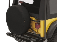 Reserveradhülle Radhülle Tire Cover Bestop 255-275/75 (31"x11") Black Twill Jeep 55-86 Jeep Wrangler 87- Bestop 61031-17